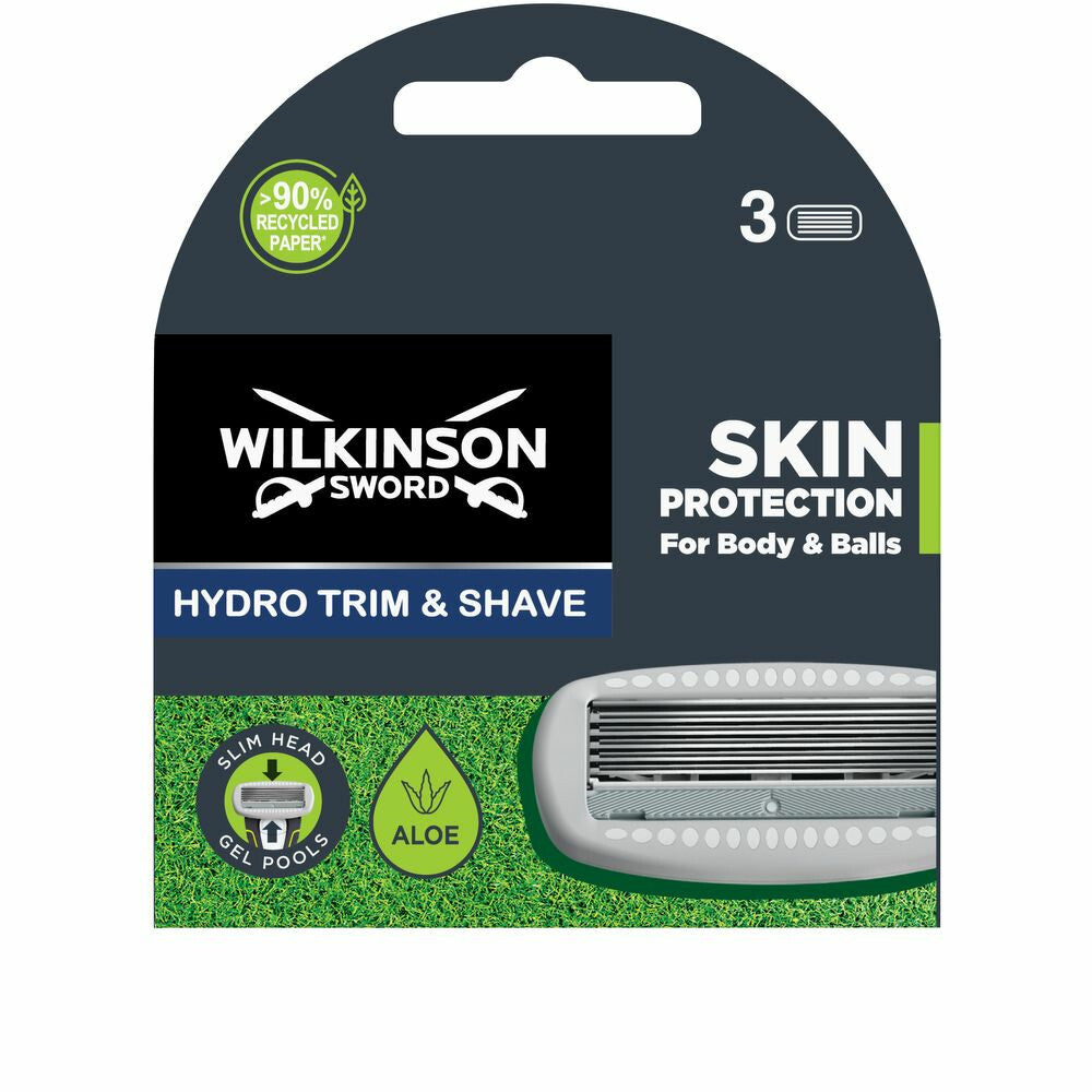 Wilkinson Hydro Trim & Shave Body & Balls - Navulmesjes 3 stuks