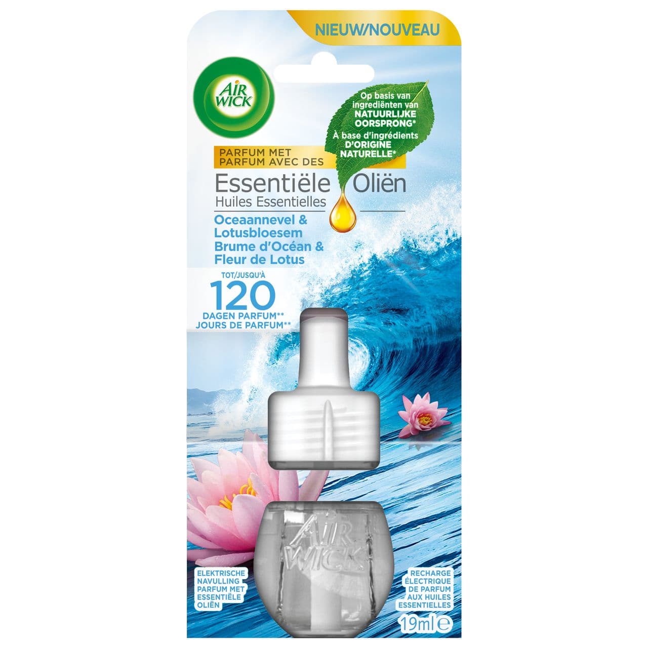 AirWick Essential Oceaannevel & Lotusbloesem navulling
