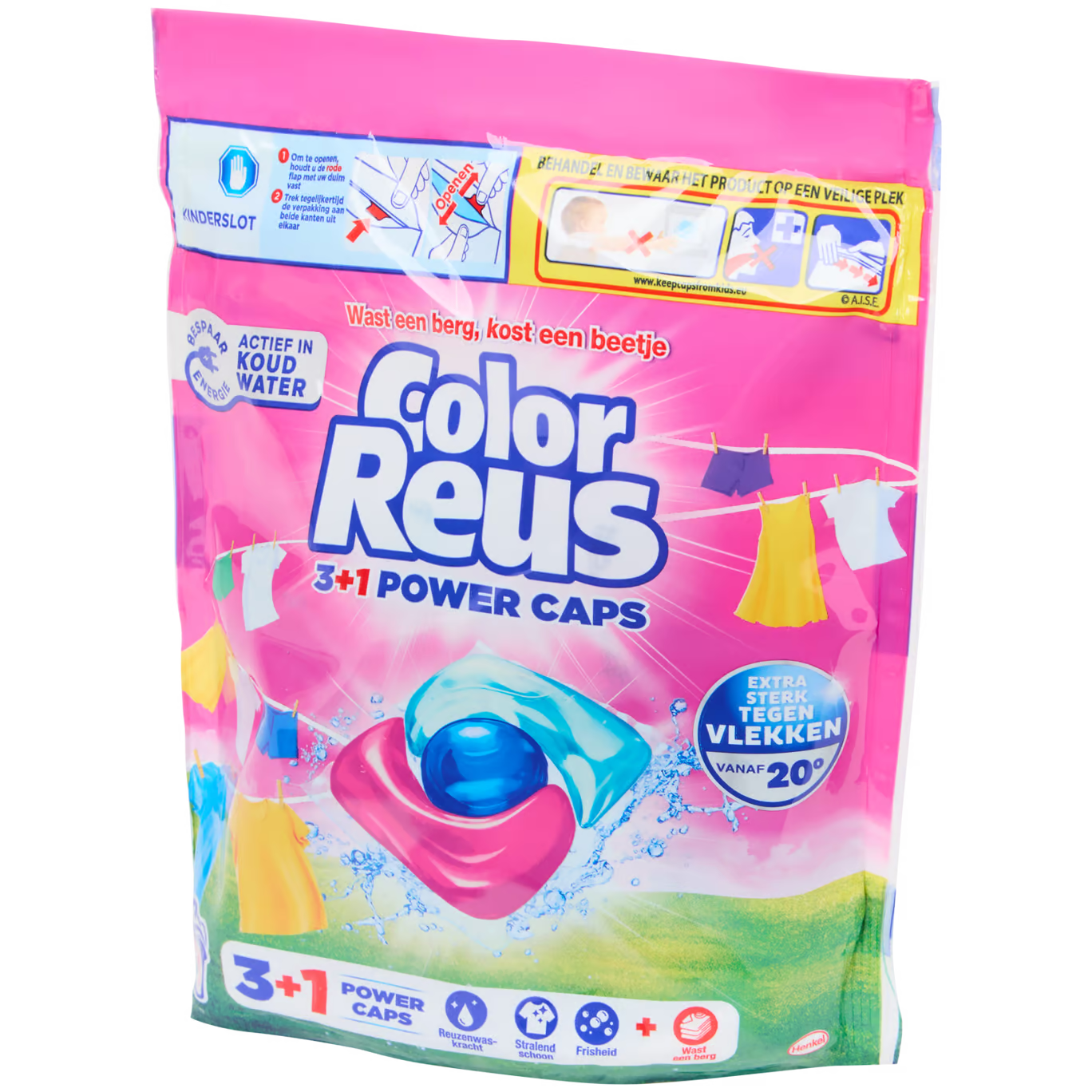 Color Reus 3+1 Power Caps wasmiddel pods - 26 capsules