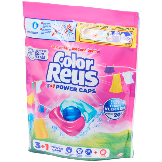 Color Reus 3+1 Power Caps wasmiddel pods - 26 capsules