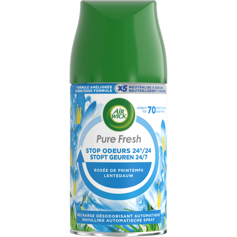 Air Wick Pure Fresh Lentedauw Navulling 250 ml