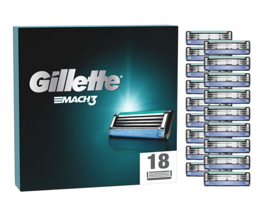 Gillette Mach3 - Navulmesjes - 18 Navulmesjes