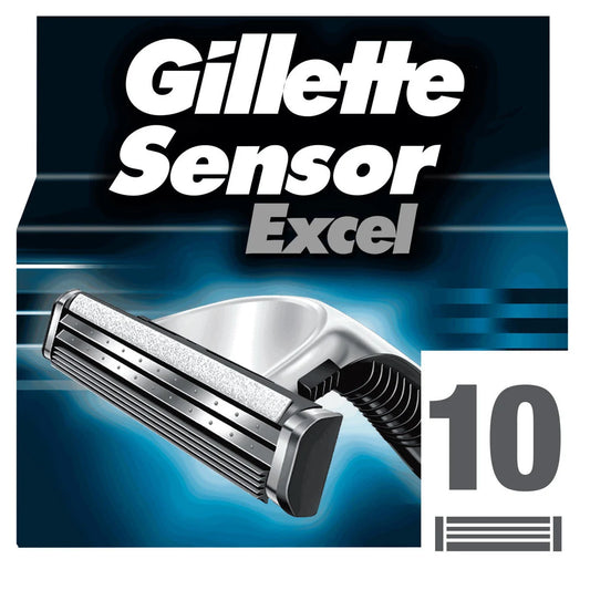 Gillette Sensor Excel Scheermesjes Mannen - 10 Stuks